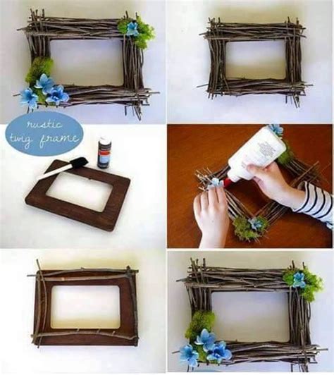 easy handmade diy photo frame.